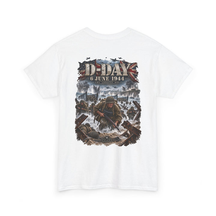 D-Day 6 June 1944 Commemorative T-Shirt — WWII Normandy Veteran Tribute Tee