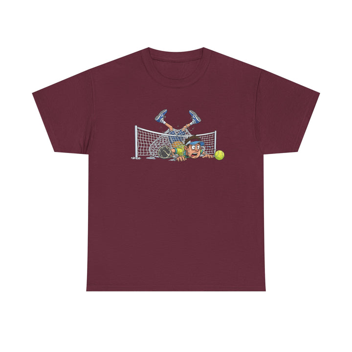 Padel Cartoon Goalie T-Shirt | Fun Padel Tee