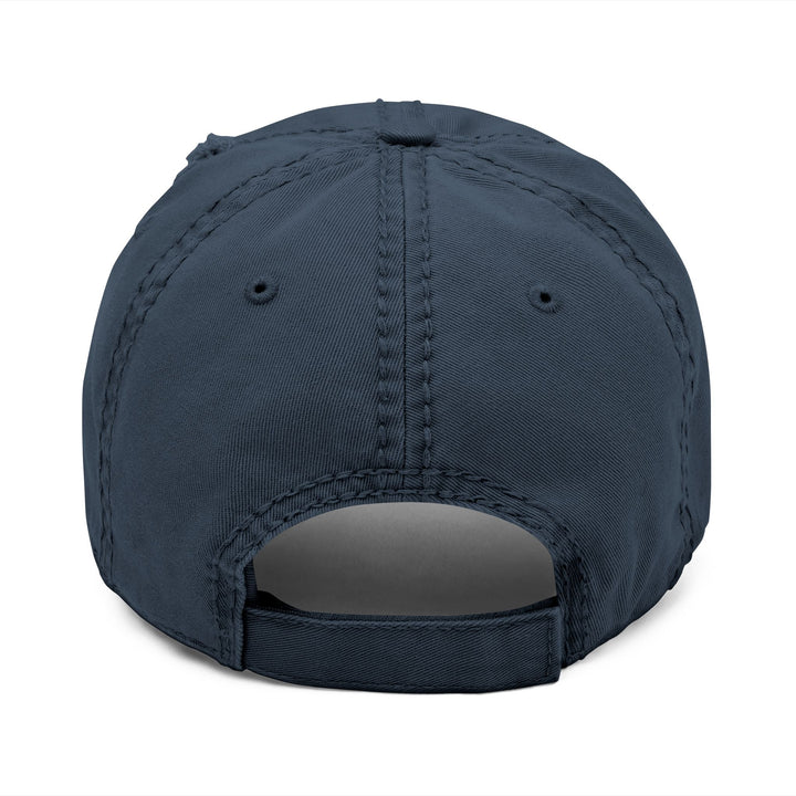 Distressed Embroidered Dad Hat - &