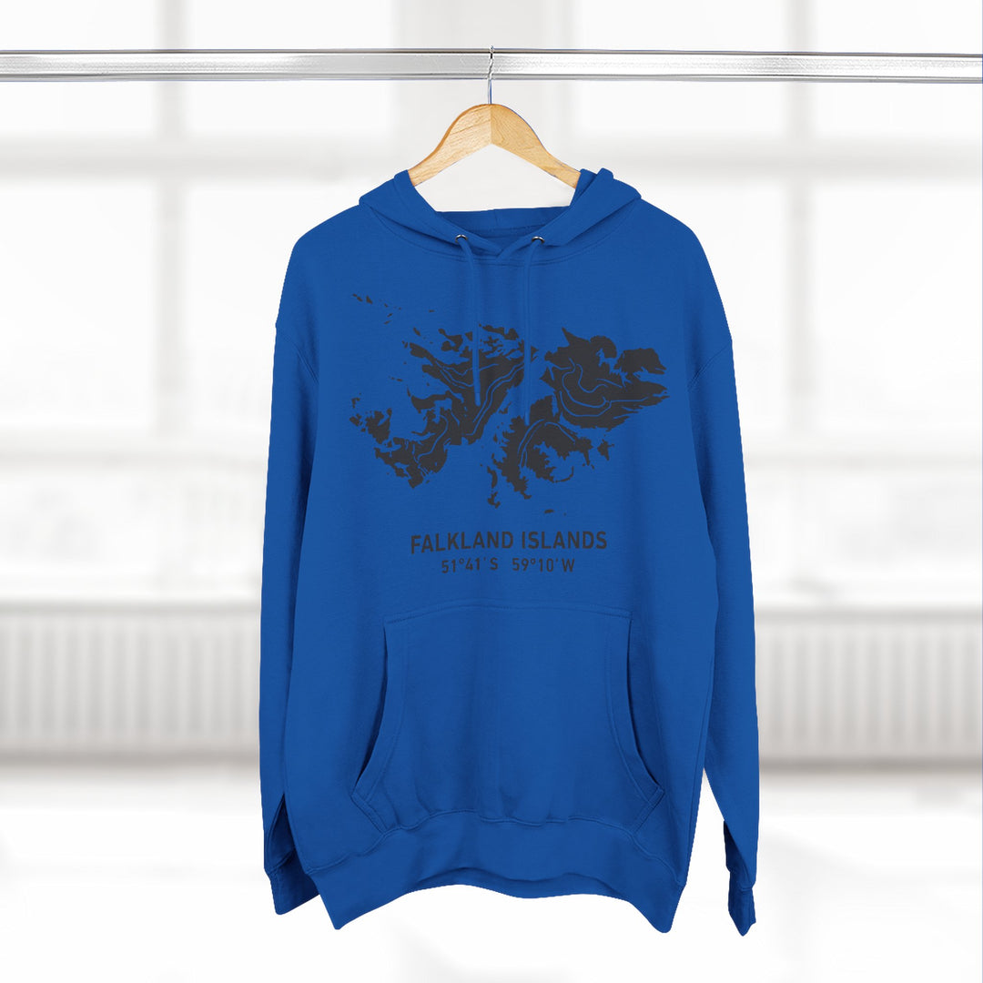 Falkland Islands 1982 Map Hoodie — South Atlantic Heritage Graphic