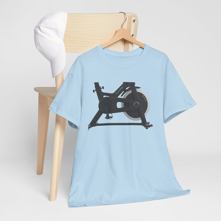 Spinning Bike T-Shirt – lightweight, breathable cotton designed for indoor cycling and workouts. Comfortable, durable, and perfect for active lifestyles.