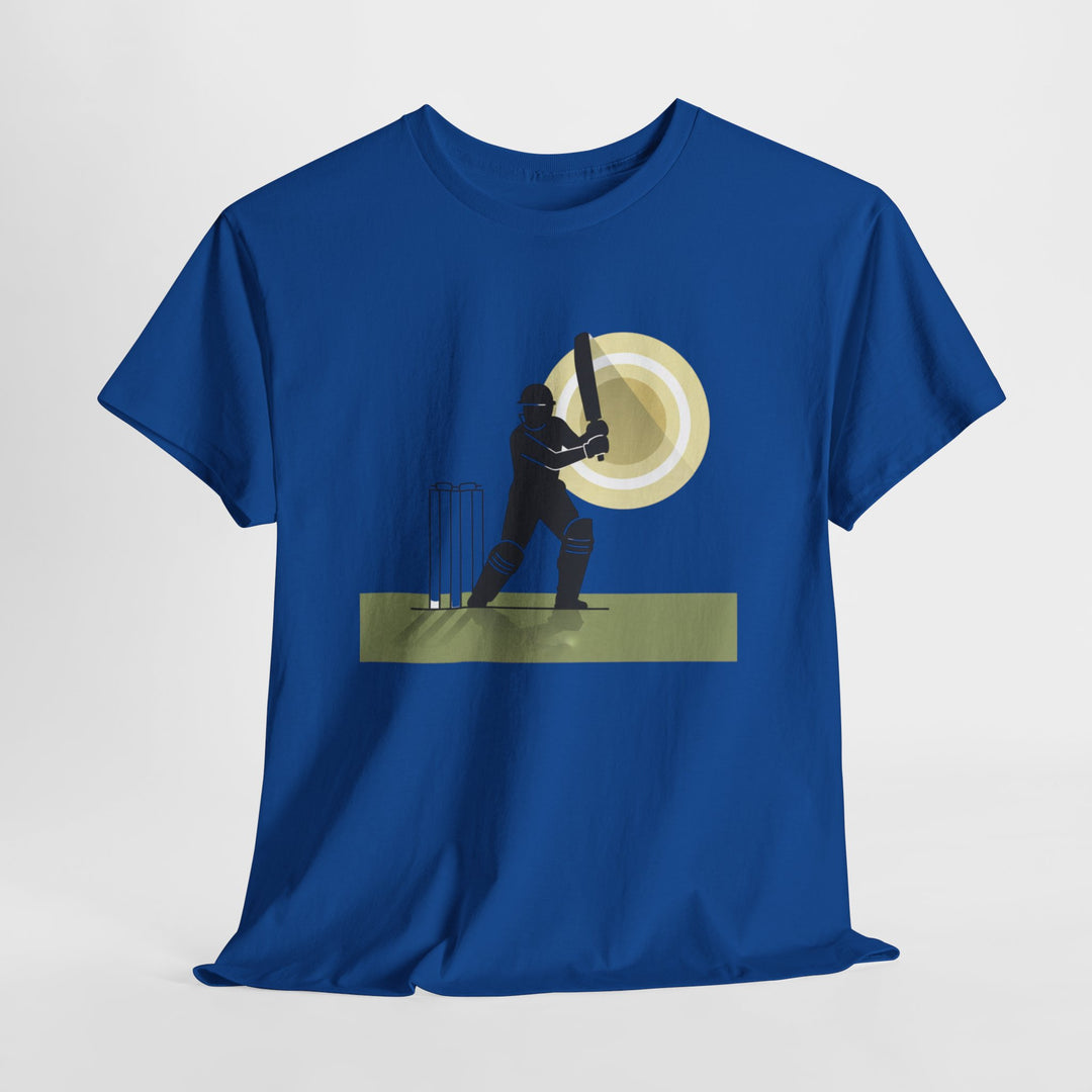 Cricket Player Silhouette T-Shirt