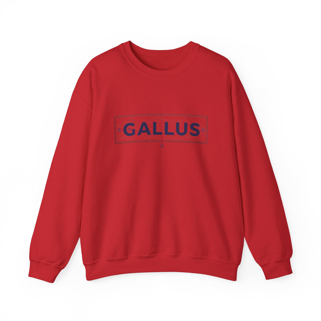 Spain Map Crewneck Sweatshirt — GALLUS Logo Travel Pullover