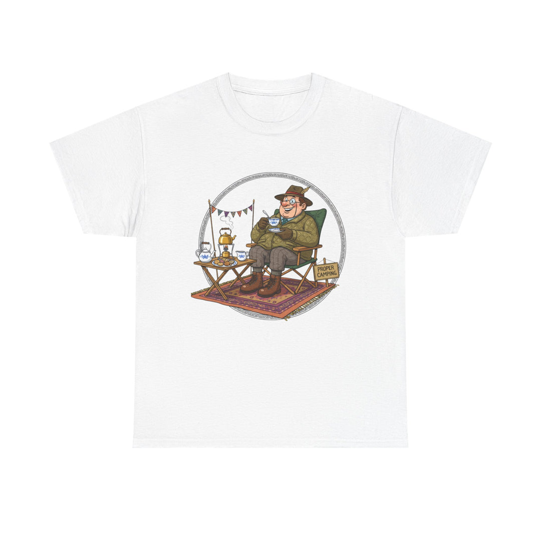 Retro Camping Grandpa Gift T-Shirt — Vintage Mountain Adventure Tee