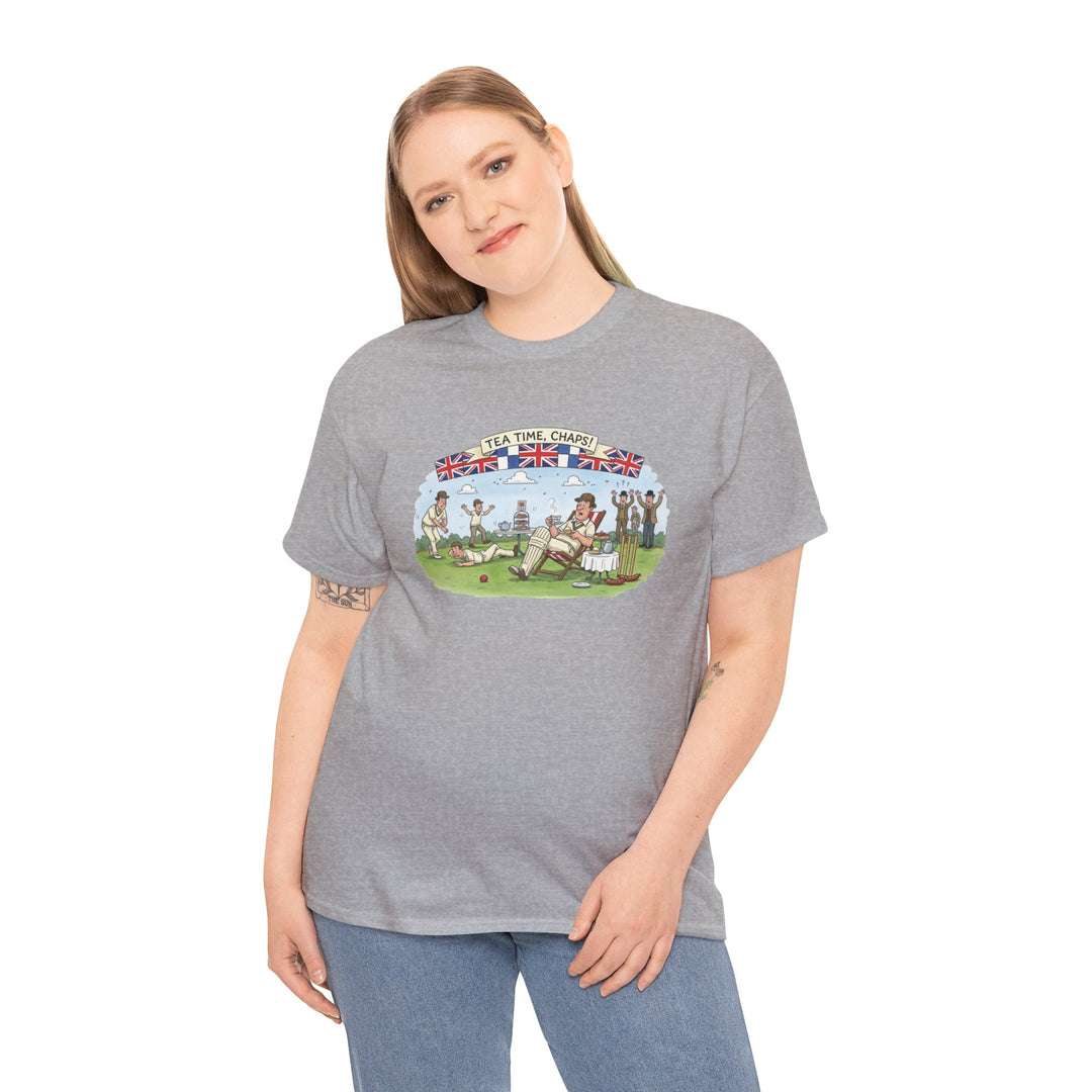 Cricket Tea Time Graphic T-Shirt for Fans