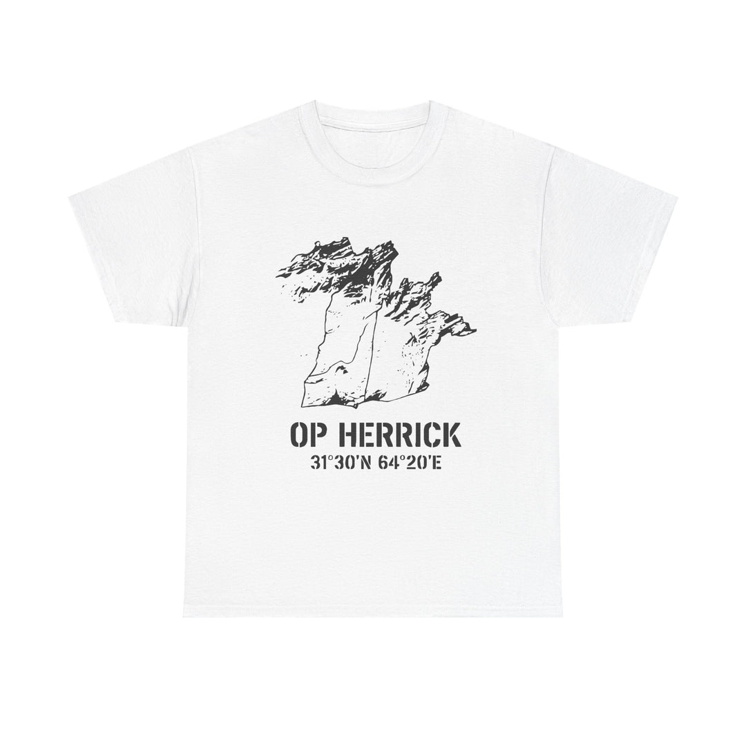Op Herrick Lashkar Gah Coordinates T-Shirt - Helmand Province Military Graphic Tee