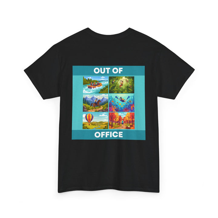 Out of Office Tee — Travel Scenes Graphic T-Shirt