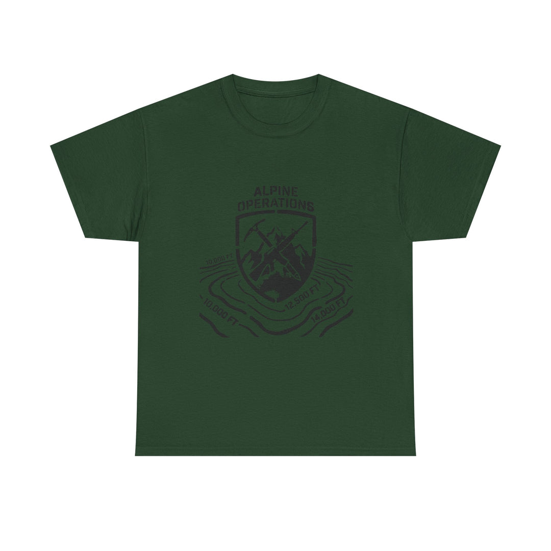 Alpine Operations Cotton Hiking Tee - Mountain Badge Edition