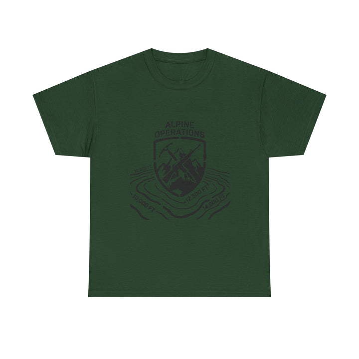 Alpine Operations Cotton Hiking Tee - Mountain Badge Edition