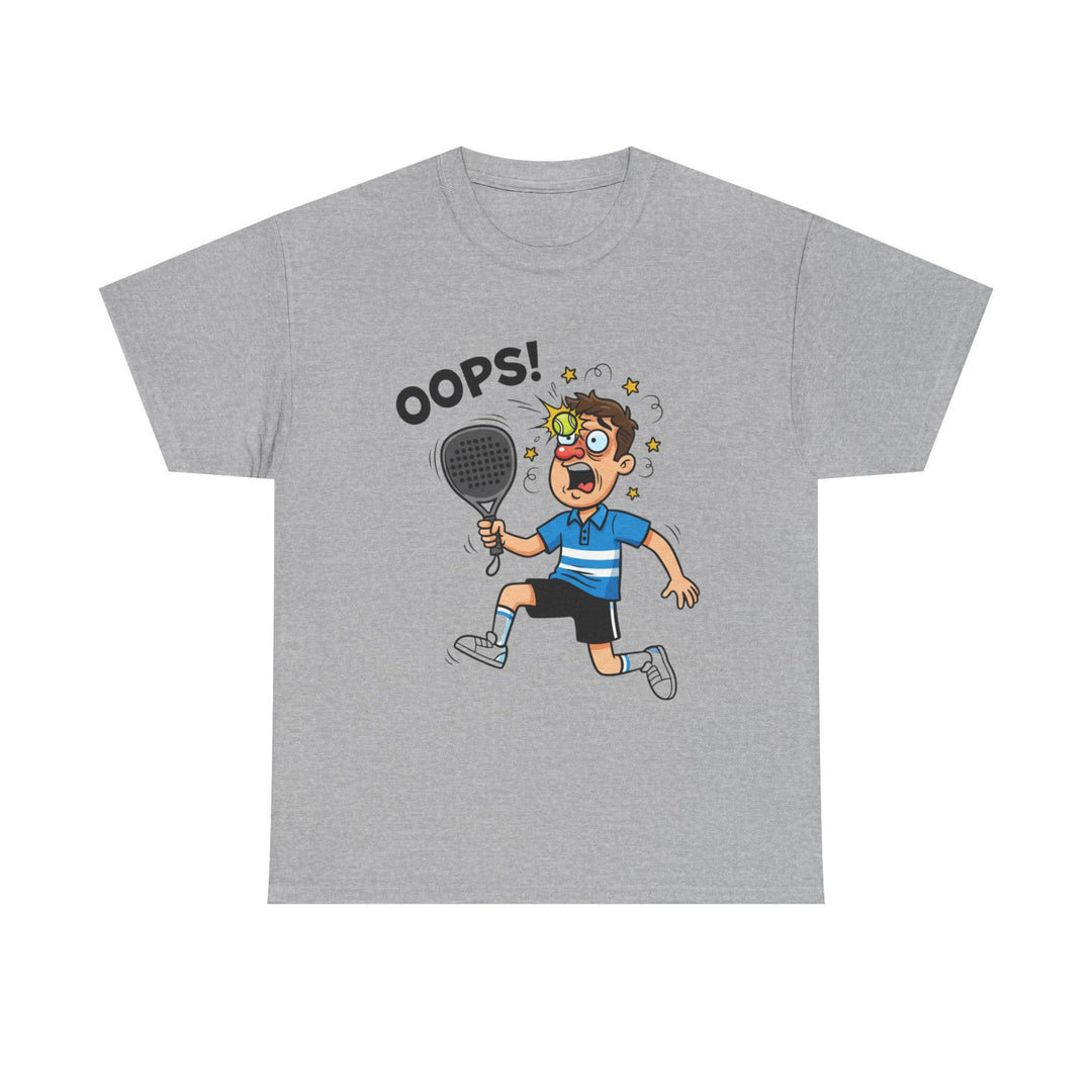 Cartoon Padel Oops! T-Shirt for Players