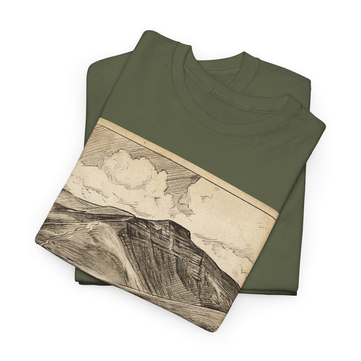 Pen y Fan Summit Coordinates T-Shirt — Vintage Mountain Peak Tee