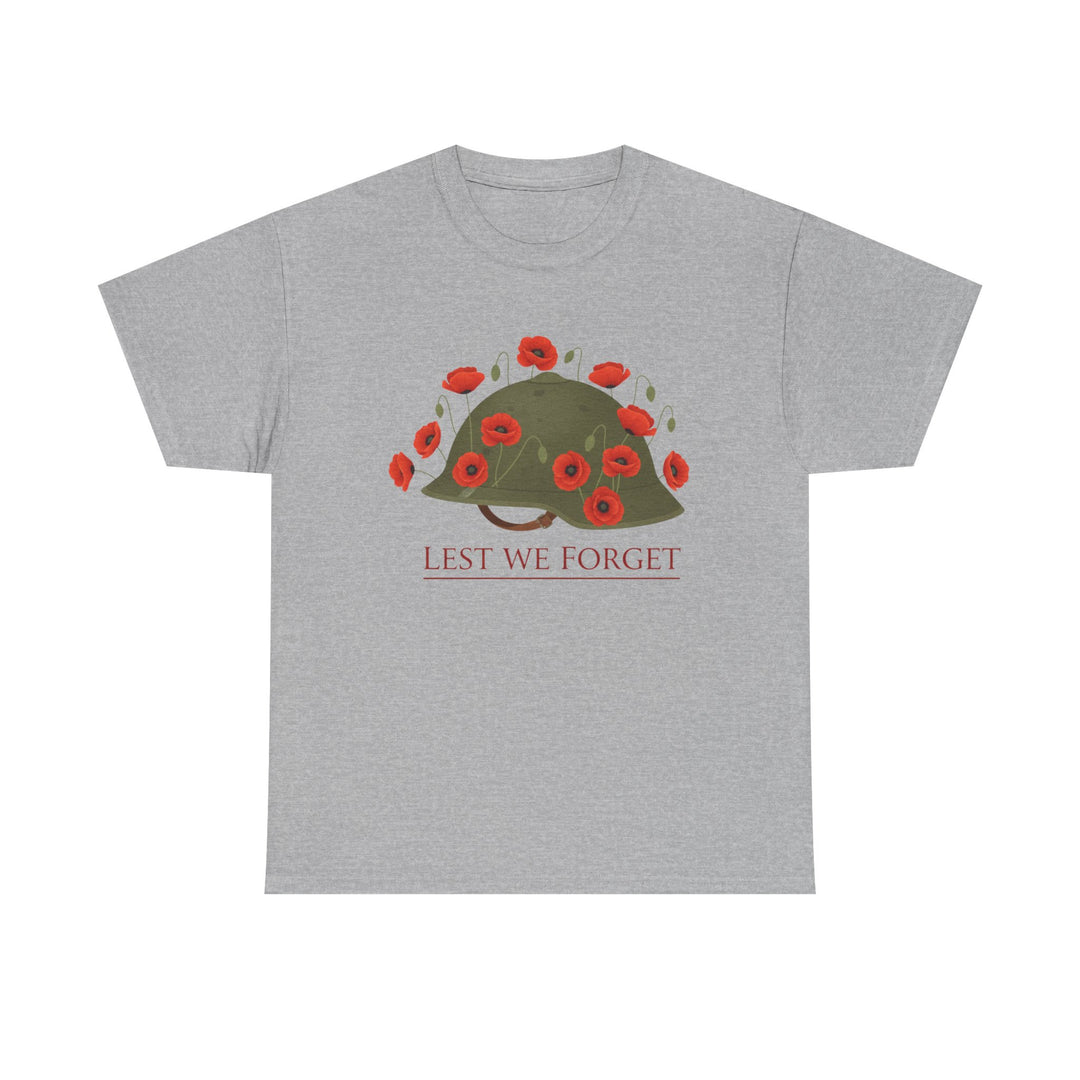 British Army Remembrance Shirt | Lest We Forget Poppy Helmet