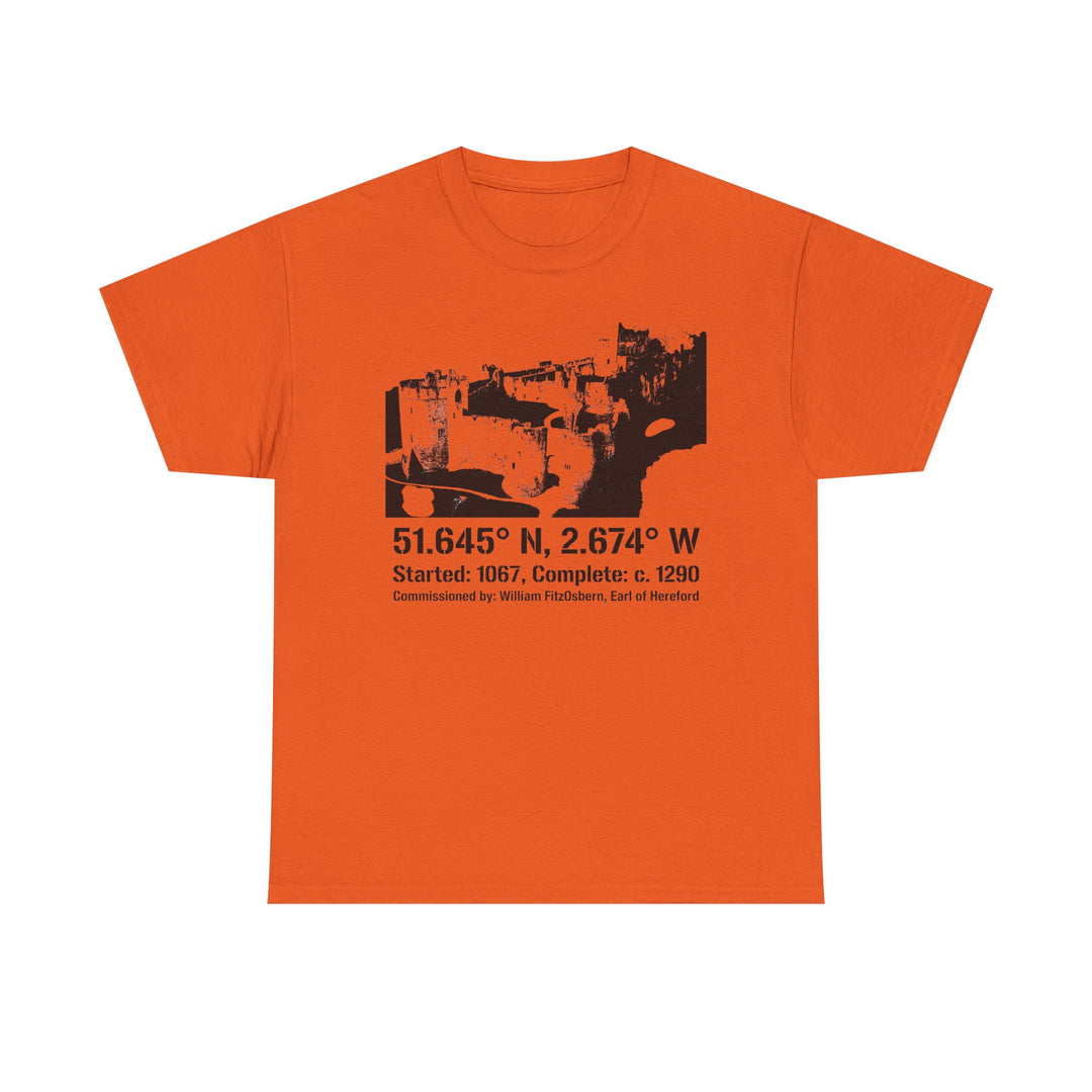 Chepstow Castle T‑Shirt — Historic Landmark Tee for Castle Lovers &amp; Travelers