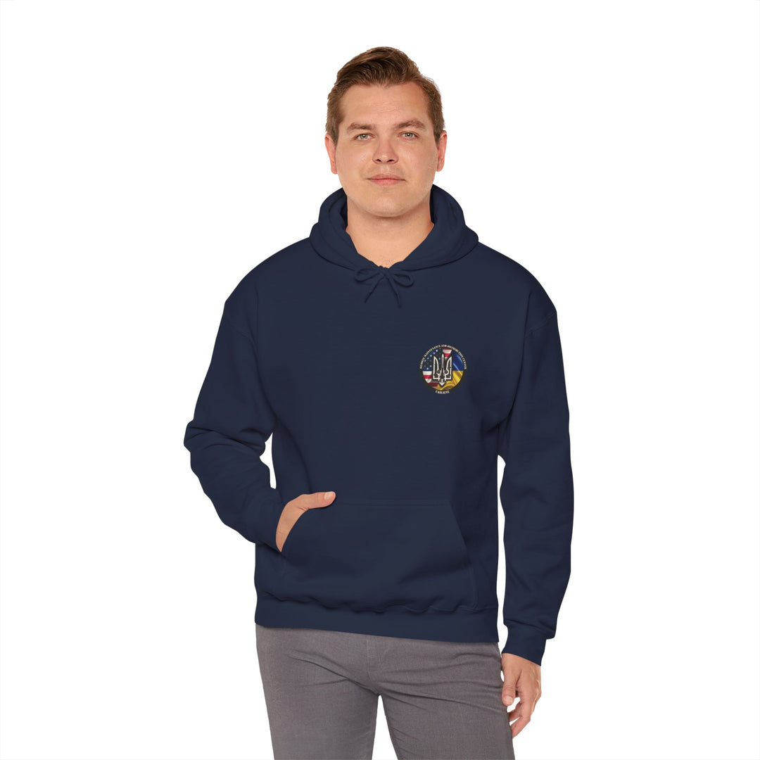 Ukraine Support Hoodie — RDCU US/UKRAINE Design