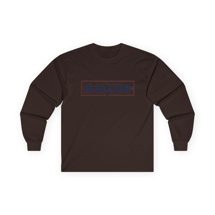 Spain Map Long Sleeve Tee — Gallus Logo Travel Shirt