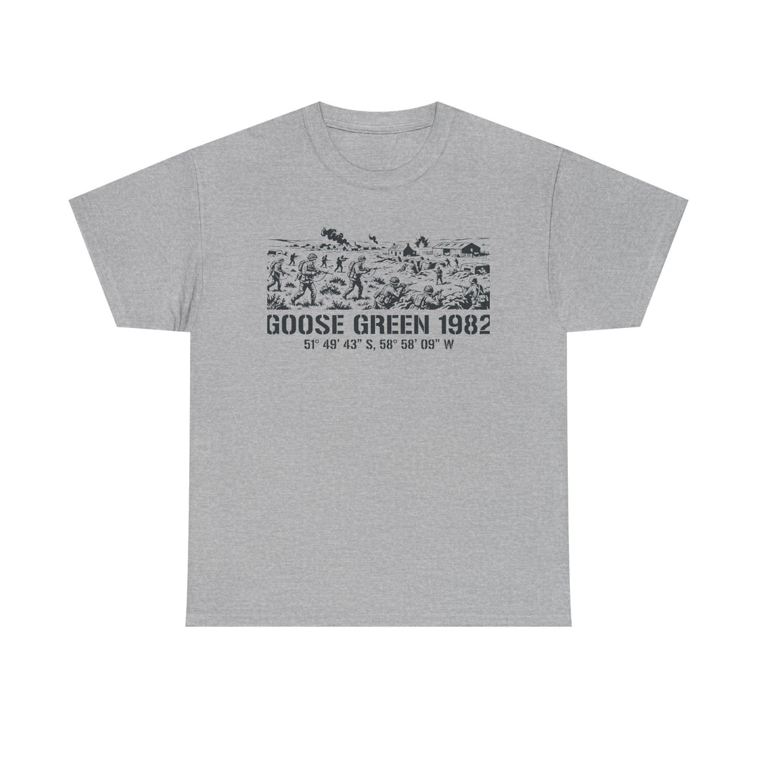 Goose Green 1982 T-Shirt - Falklands War Military Heritage Graphic