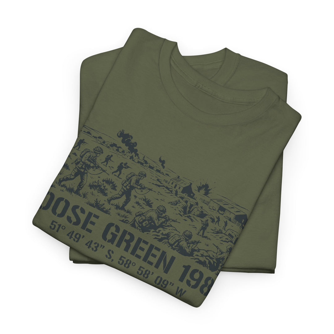 Goose Green 1982 T-Shirt - Falklands War Military Heritage Graphic