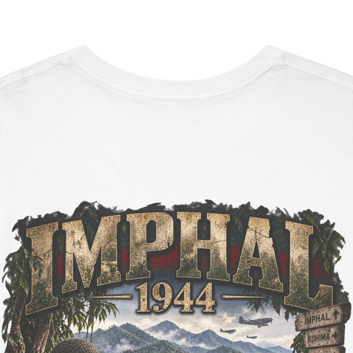 Imphal 1944 Battle Scene T‑Shirt — WWII Historical Combat Tee