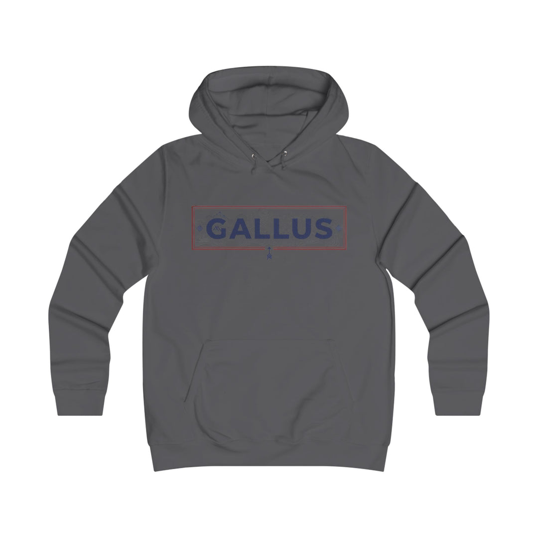 Spain Map College Hoodie — Gallus Vintage Campus Pullover