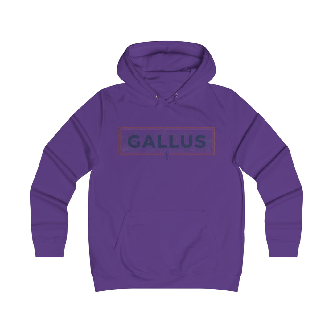 Spain Map College Hoodie — Gallus Vintage Campus Pullover