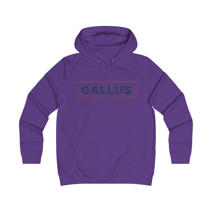 Spain Map College Hoodie — Gallus Vintage Campus Pullover