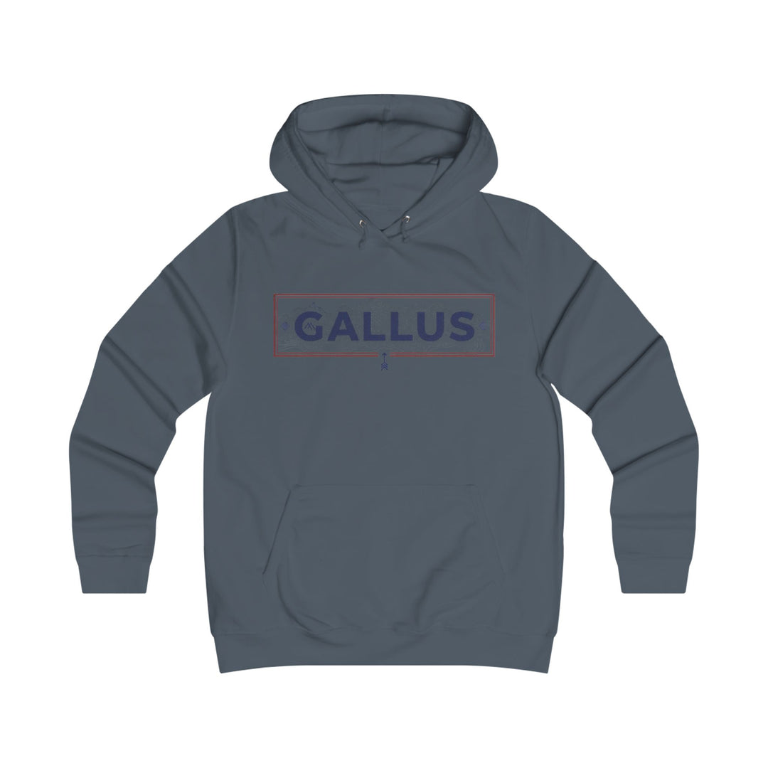 Spain Map College Hoodie — Gallus Vintage Campus Pullover