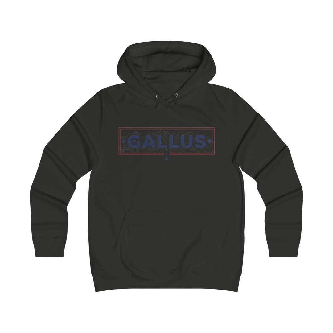 Spain Map College Hoodie — Gallus Vintage Campus Pullover