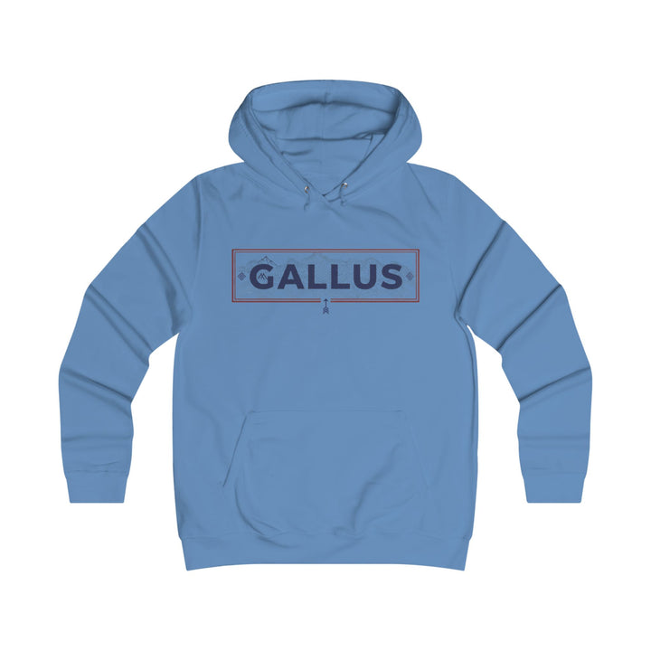 Spain Map College Hoodie — Gallus Vintage Campus Pullover