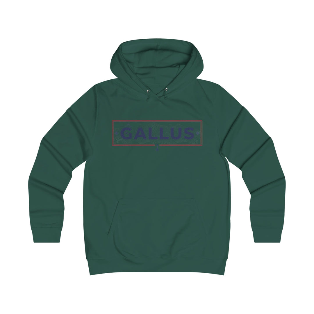 Spain Map College Hoodie — Gallus Vintage Campus Pullover