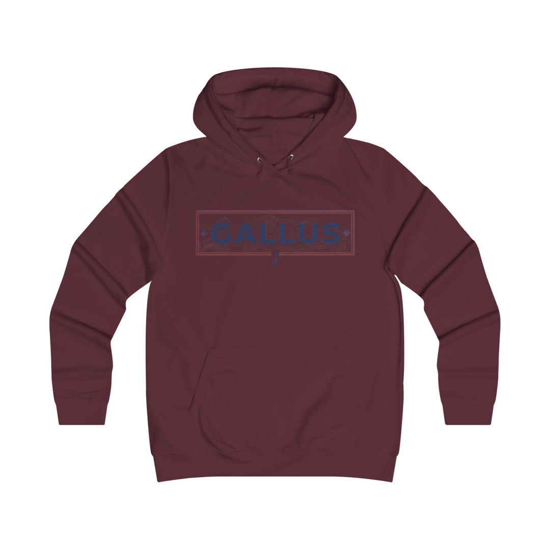 Spain Map College Hoodie — Gallus Vintage Campus Pullover