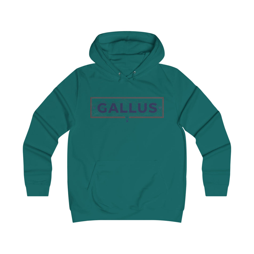 Spain Map College Hoodie — Gallus Vintage Campus Pullover
