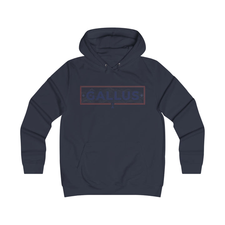 Spain Map College Hoodie — Gallus Vintage Campus Pullover