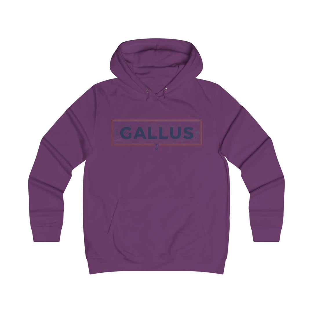 Spain Map College Hoodie — Gallus Vintage Campus Pullover