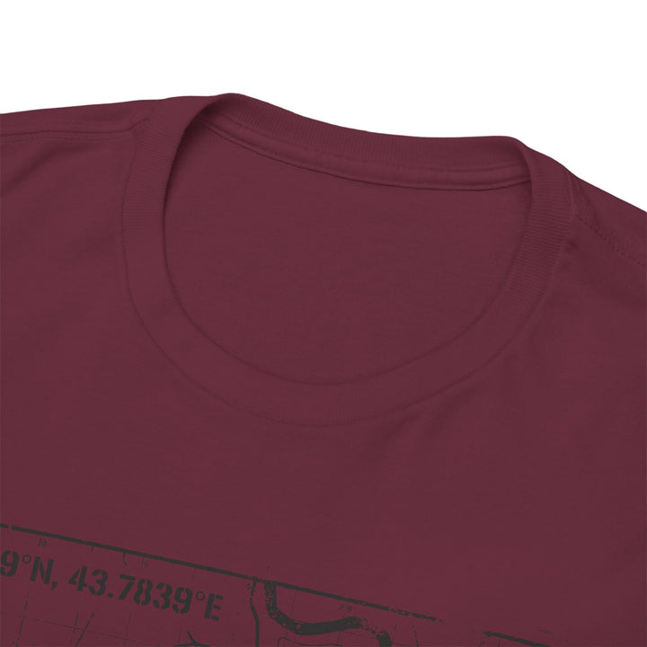 Fallujah 2004 Map Tee — Military Deployment Memorial T-Shirt
