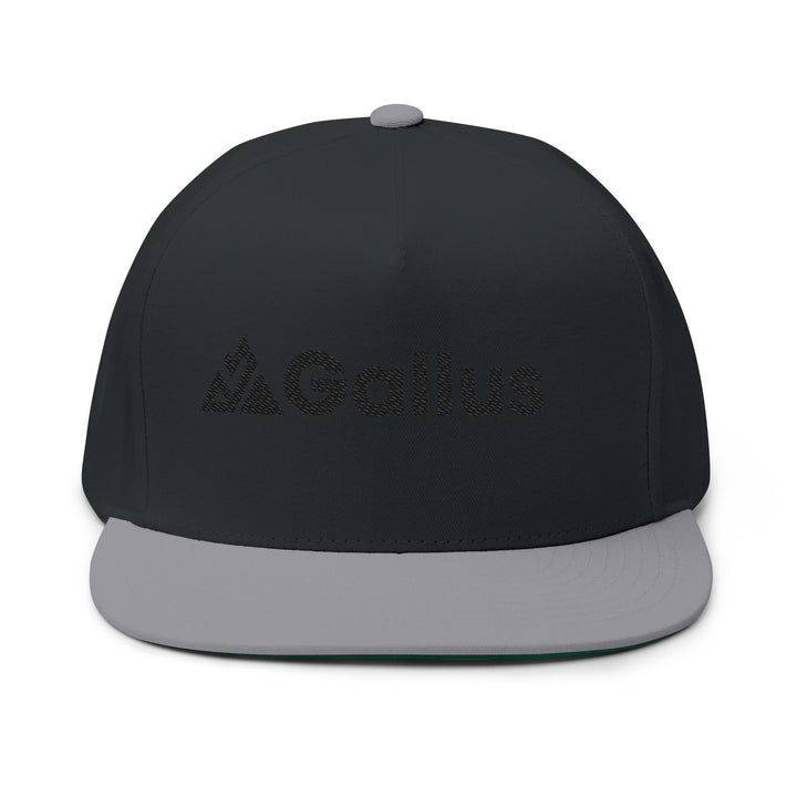 Flat Bill Cap - Embroidered "GALLUS" Retro Patch Snapback