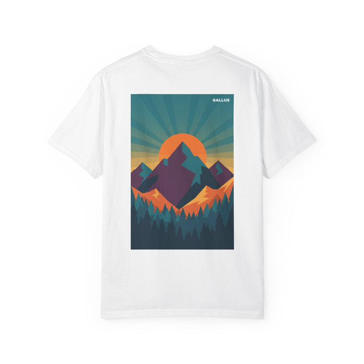 T-Shirt — Gallus Mountain Sunset Graphic Tee