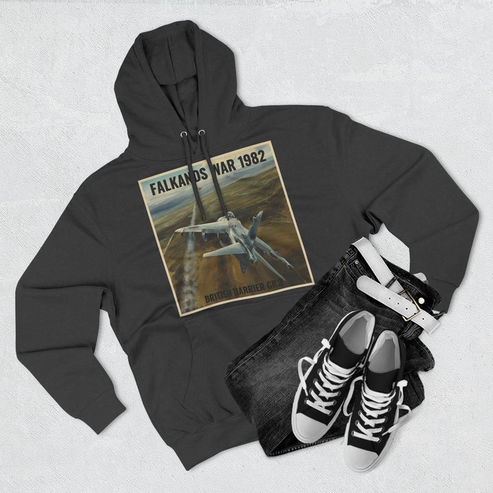 Sea Harrier 1982 Hoodie — Falklands War Naval Aviation Heritage