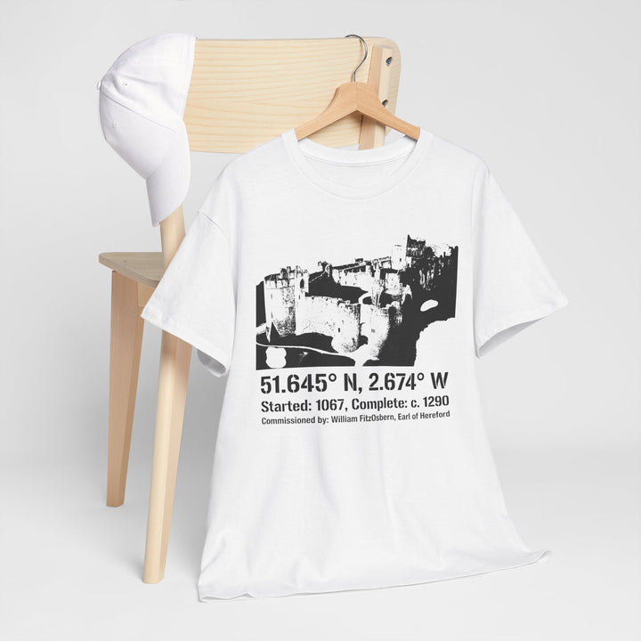 Chepstow Castle T‑Shirt — Historic Landmark Tee for Castle Lovers &amp; Travelers