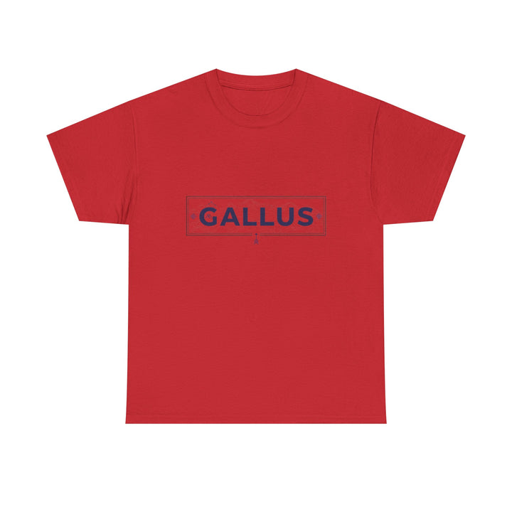 Italy Map Tee — GALLUS Logo Casual Cotton T-Shirt