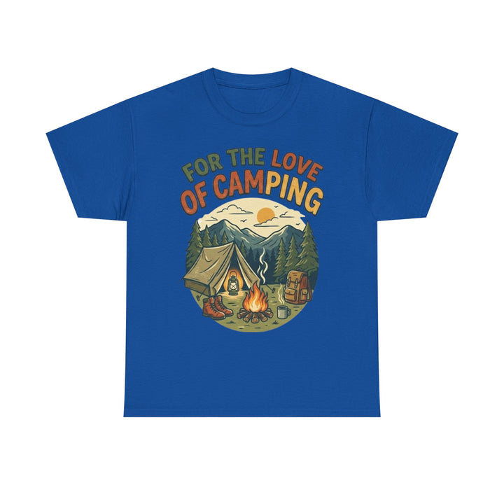 Retro Campfire Graphic T-Shirt - Vintage Style Camping Tee