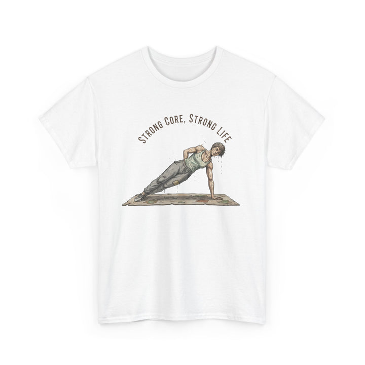 Pilates Fitness Plank Tee – soft, breathable cotton designed for Pilates and core workouts. Comfortable, flexible, and perfect for studio or home sessions.