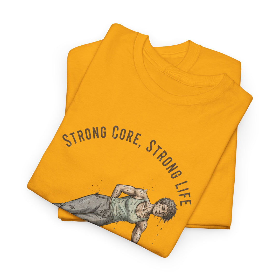 Pilates Fitness Plank Tee – soft, breathable cotton designed for Pilates and core workouts. Comfortable, flexible, and perfect for studio or home sessions.