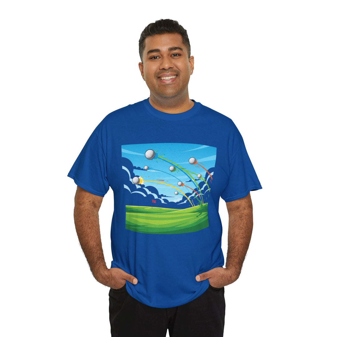 Golf Ball Flight T-Shirt | Golf Graphic Tee