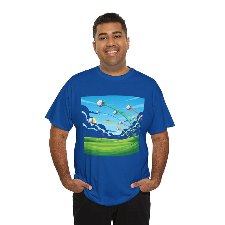 Golf Ball Flight T-Shirt | Golf Graphic Tee