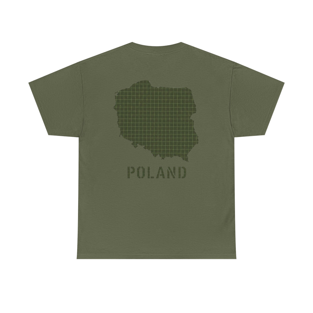 Poland Map T-Shirt — Gallus Logo Military-Style Polish Pride Tee