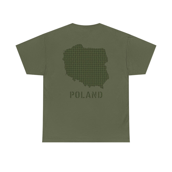 Poland Map T-Shirt — Gallus Logo Military-Style Polish Pride Tee