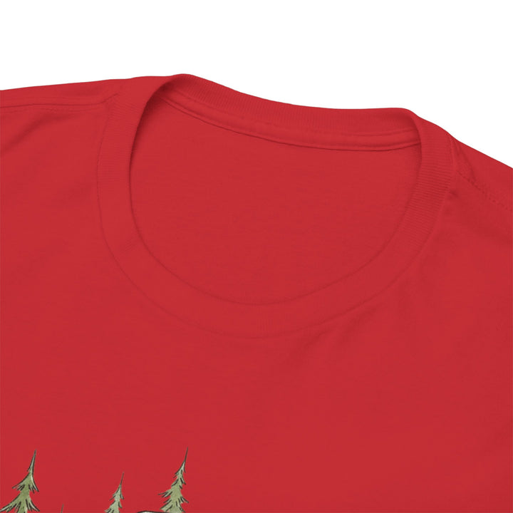Van Life Adventure T-Shirt - Retro Camper Van &amp; Rooftop Tent Tee
