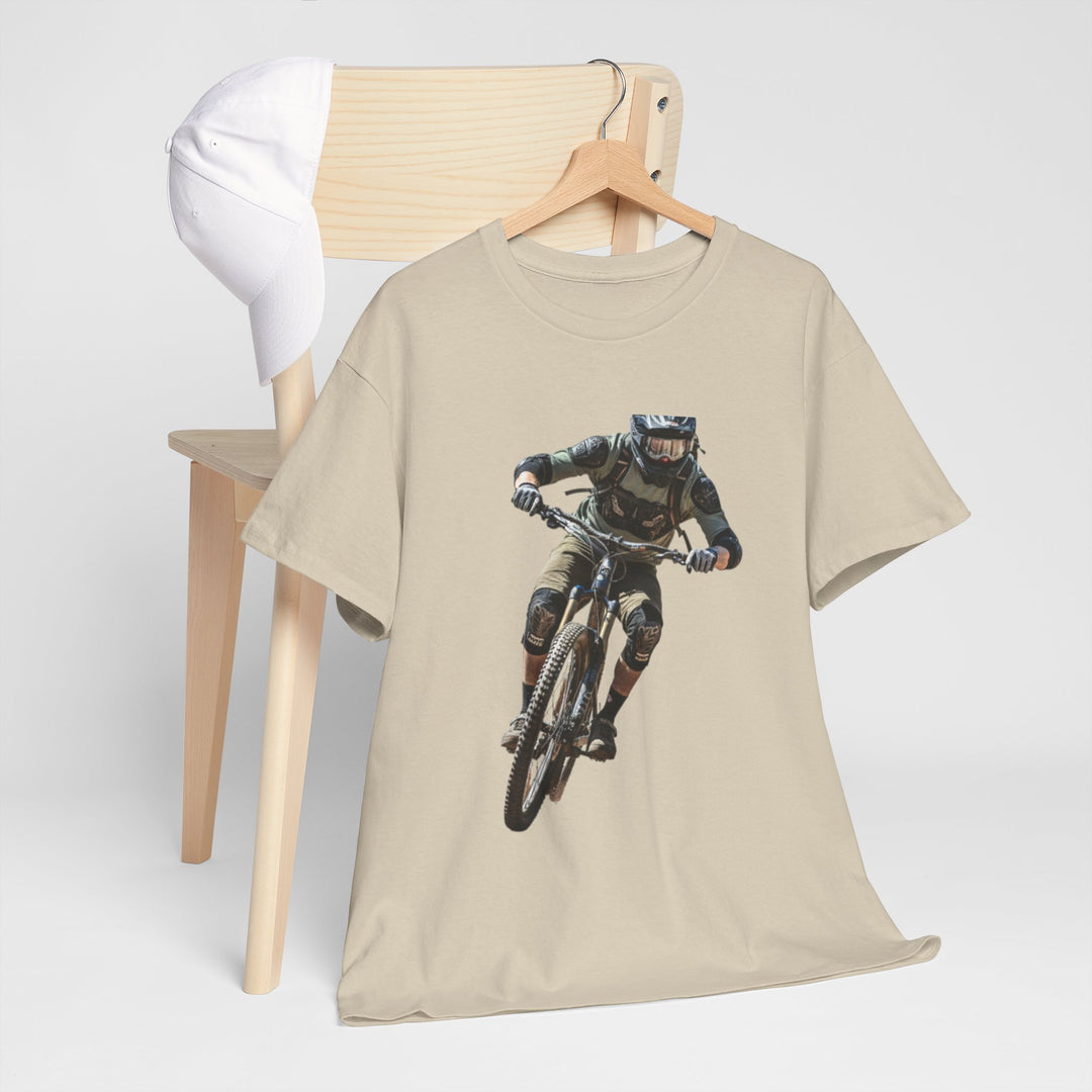 Downhill MTB Rider Graphic Tee