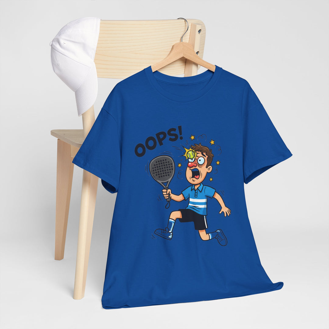 Cartoon Padel Oops! T-Shirt for Players