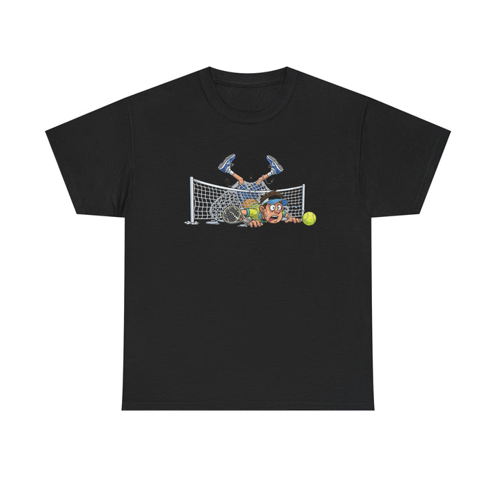 Padel Cartoon Goalie T-Shirt | Fun Padel Tee
